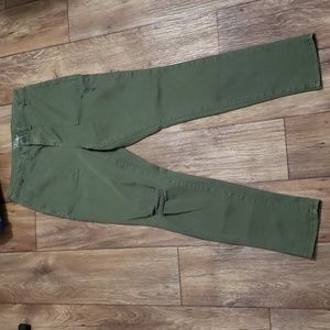 Time and TRU High Rise Skinny Olive Green Pant Woman Size 10